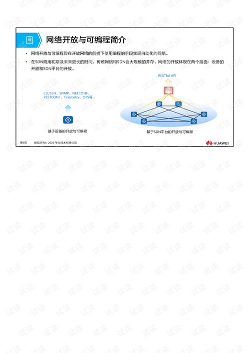 華為慕課軟件定義園區(qū)網(wǎng)絡的開發(fā)與實踐課件下載與網(wǎng)絡軟件開發(fā)指南